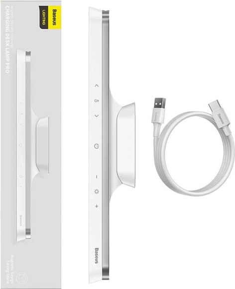 Baseus Magnetisk Dæmpbar Lampe Pro med Berøringspanel Hvid