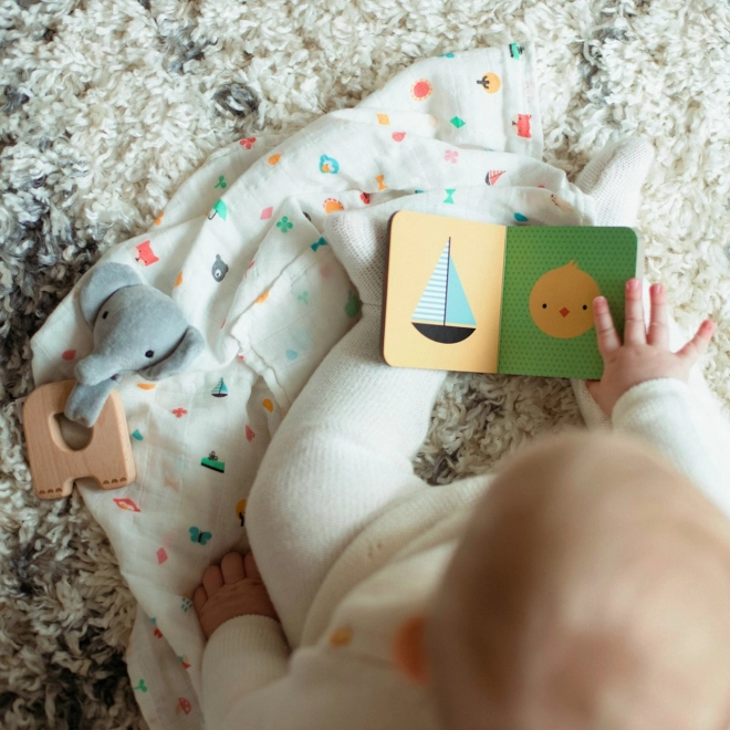Petit Collage Gavesæt til baby elefant