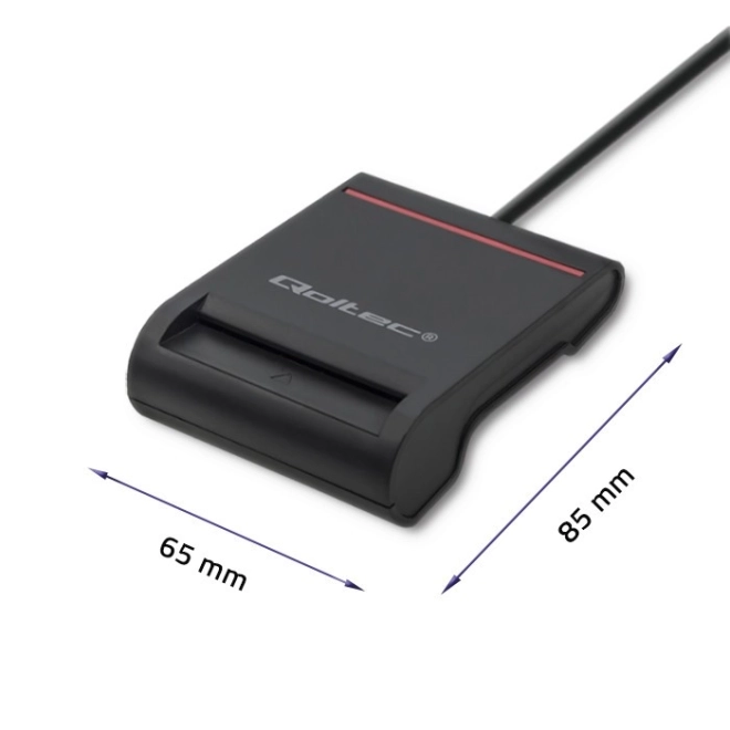 Qoltec chipkort ID-læser