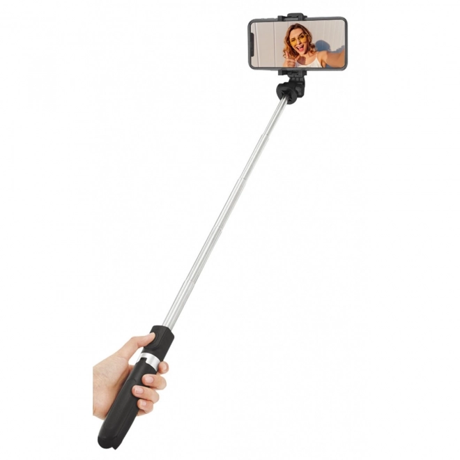 Selfiestang og bordstativ 2-i-1 med Bluetooth fjernbetjening