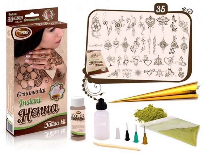 Kreativtæt Sæt TyToo Henna Ornament