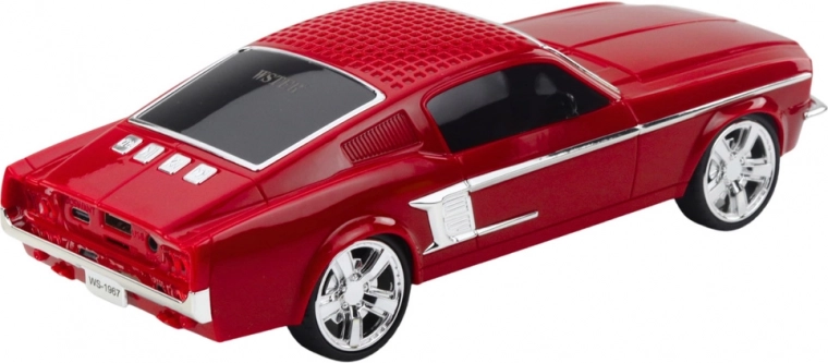 Stilfuldt design i form af en sportsvogn