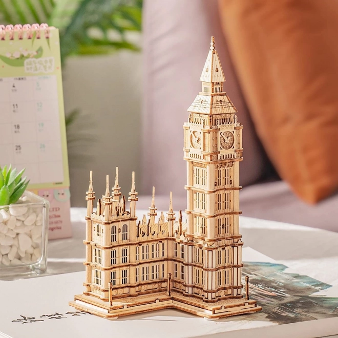 RoboTime træ 3D puslespil klokketårn Big Ben lysende