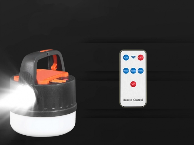 Genopladelig LED-campinglampe med fjernbetjening