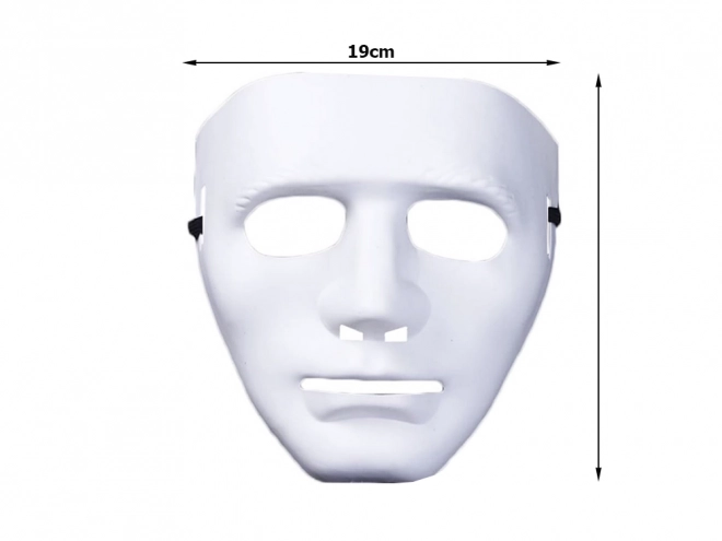 Hvid Halloween maske Myers