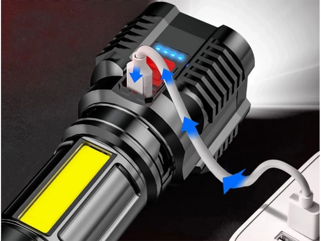 Genopladelig LED campingreflektor