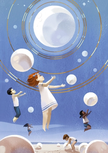 Drømmende kunst, der stimulerer fantasien