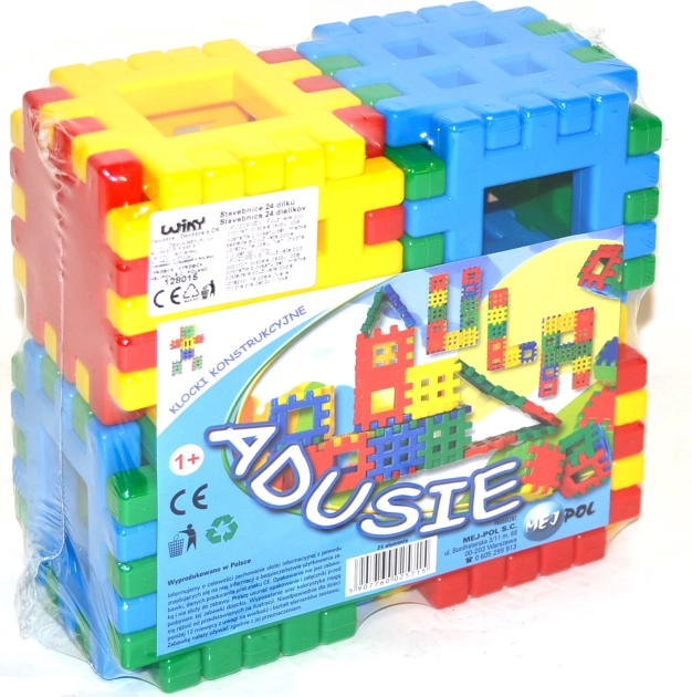 Plast byggesæt 24 dele