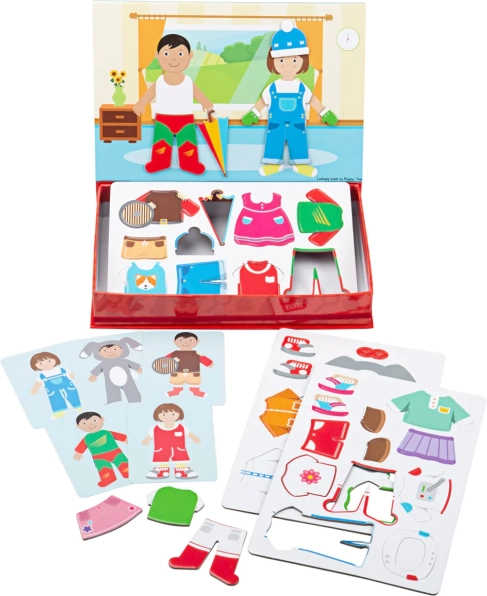 Bigjigs Toys magnetisk påklædningspuslespil Kjoler