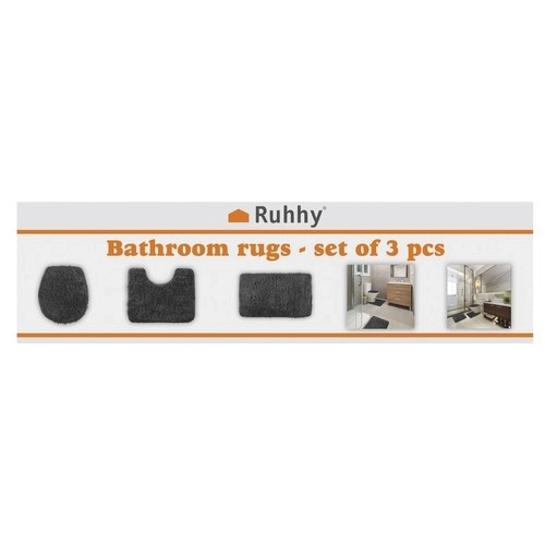 Grå badeværelsessæt Ruhhy