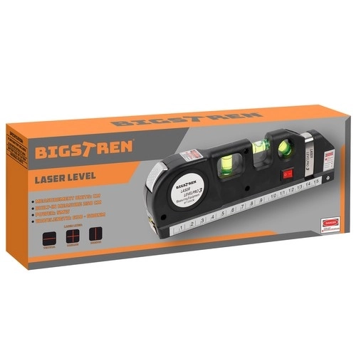 Laser vaterpas med måling 250 cm Bigstren 21747