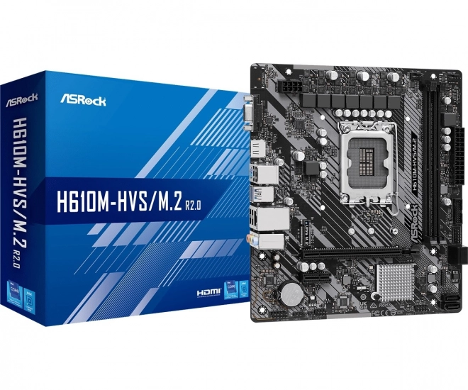 Platform Grundkort ASRock H610M-HVS/M.2