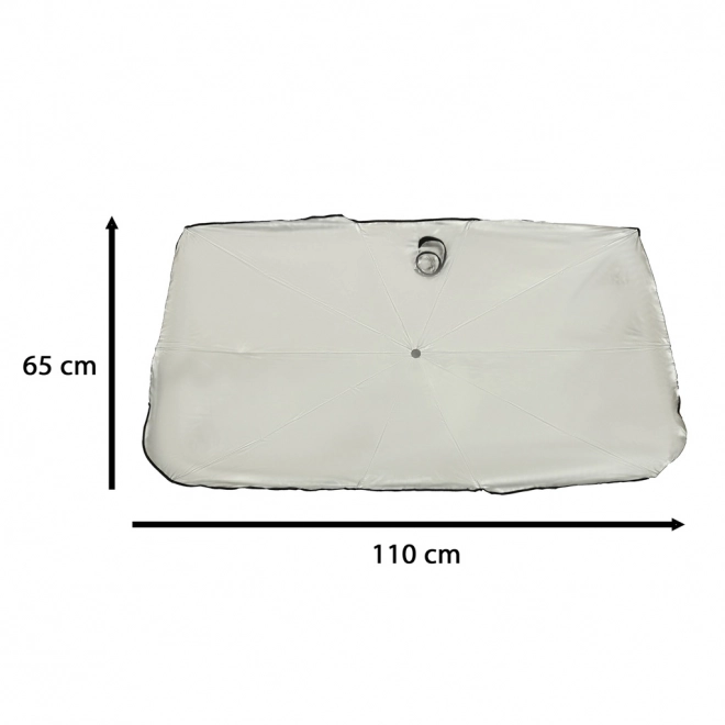 Solskærm til bilens forrude 65x110cm