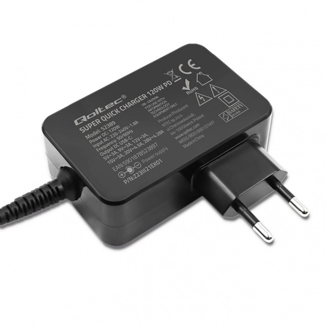 Oplader Qoltec Super Quick PD 120W USB-C