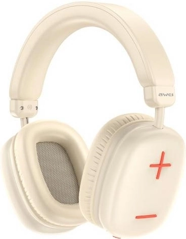 Trådløse Bluetooth-hovedtelefoner Awei AT6 Beige