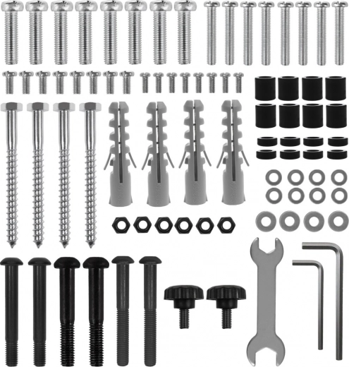 Komplet monteringssæt i pakken