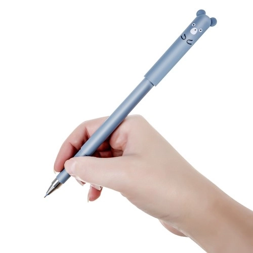 Viskelæderpenne med dyr - 4 stykker