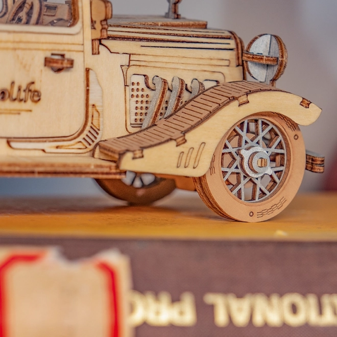 Vintage Automobil - moderne 3D træpuslespil