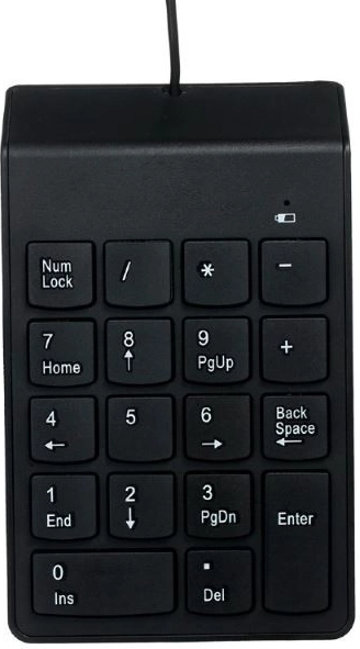 Kablet numerisk tastatur USB