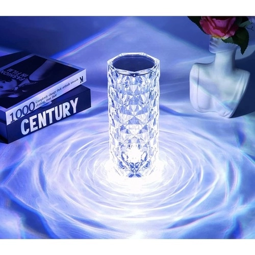 Lampe med LED-projektor - rose, Izoxis 22518