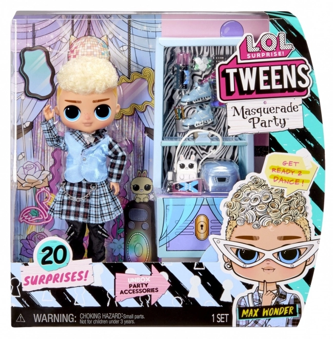 Tweens L.O.L. Surprise! maskeradebals dukke Max Wonder