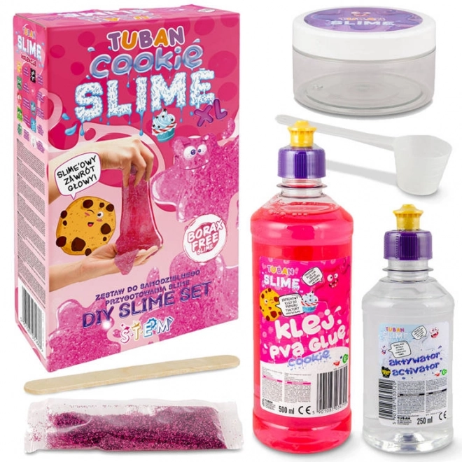 Stor Slime XL Sæt Kiks Pink