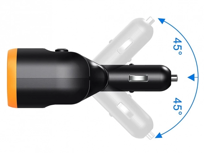 Lighter Splitter med USB-A og USB-C QC 3.0 oplader