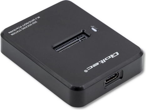 Dockingstation til M.2 SSD SATA/PCIe NGFF/NVMe med USB 3.1
