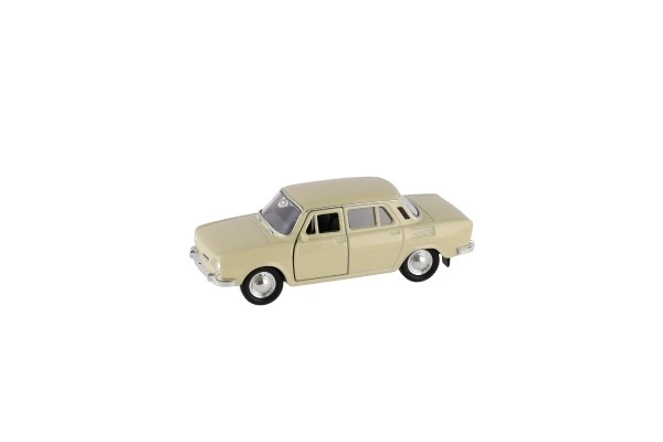 Auto Welly Škoda 100 metal/plast 11cm 1:34 med fri drift mulighed 4 farver 15x7x7cm