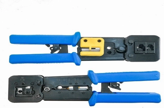 Crimptang til RJ45, RJ12, RJ11-konnektorer Lanberg