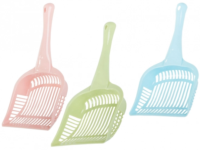 Plastskovl til kattegrus