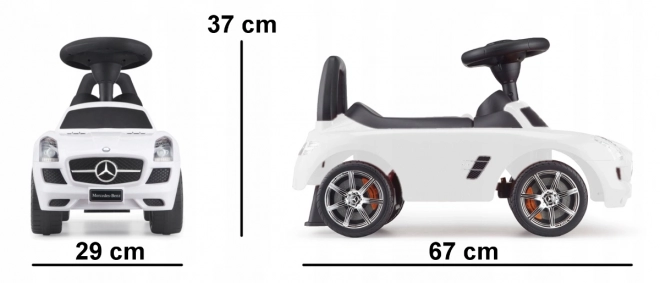 Løbecykel Mercedes-Benz SLS AMG hvid