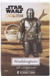 Waddingtons-kort The Mandalorian med Baby Yoda