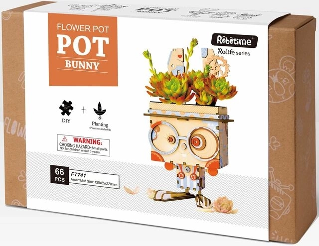 Komplet DIY-sæt inklusive urtepotte