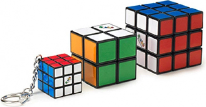 Rubiks kubesæt - 3x3, 2x2 og nøglering