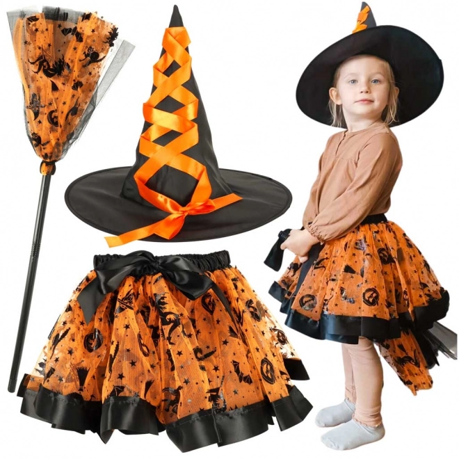 Karnivalskostume heks orange
