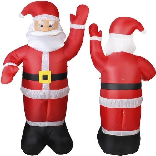 Oppustelig julemand med LED-belysning 180 cm