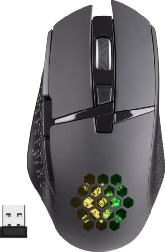 Trådløs gamingmus Defender Glory RGB, sort