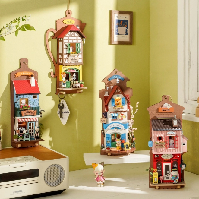RoboTime vægmontering miniatyr hus Ø-villa