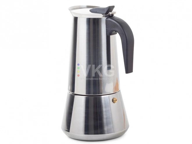 Italiensk moka kaffekande 12 kopper 600 ml rustfrit stål