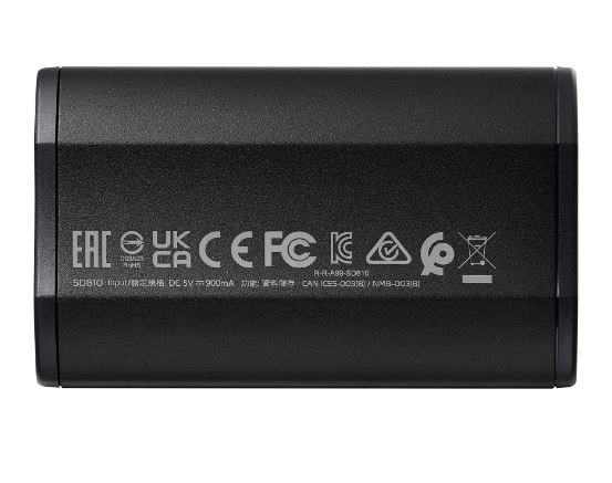 ekstern SSD ADATA SD810 1TB USB 3.2C 20Gb/s sort