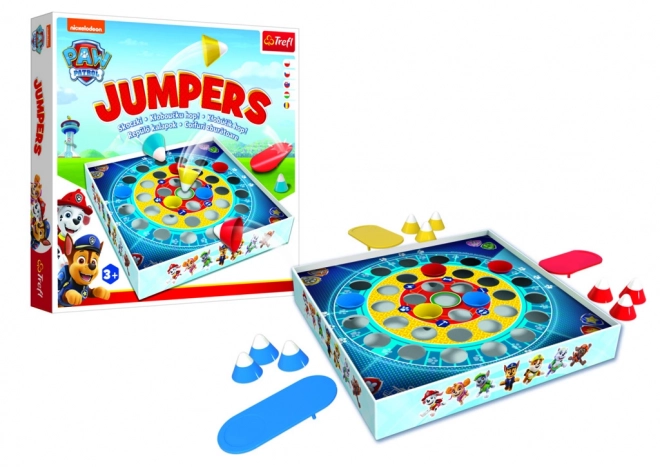 Kasket Hop! Paw Patrol / Vovsepatruljen familiespil i kasse 26x26x4cm