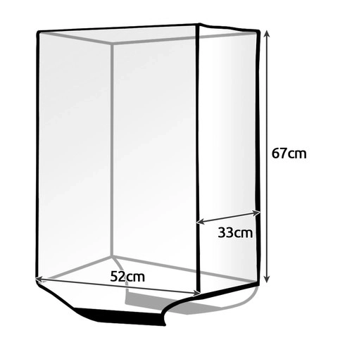 Gennemsigtigt kuffertcover Trizand 23922