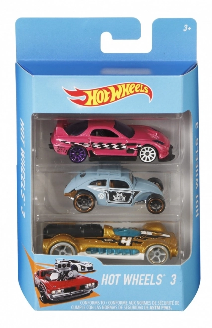 Hot Wheels bilmester sæt 3 stk