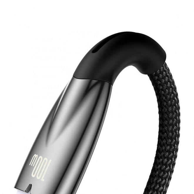 Kabel USB-C Baseus Glimmer 100 W, 2m sort