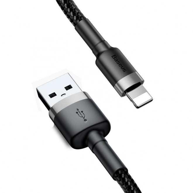 Baseus Cafule USB Lightning-kabel 2A 3m (Sort Grå)
