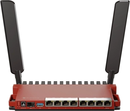 Router wi‑fi 6 med eksterne antenner og rig tilslutning