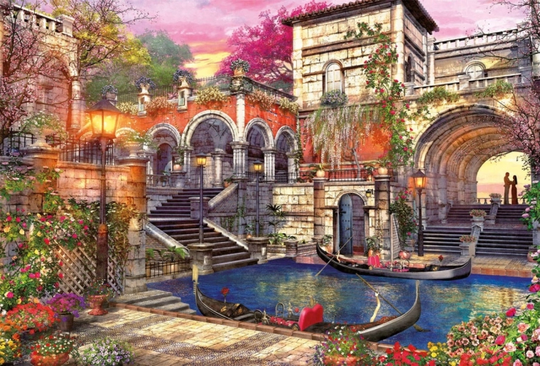 Romantiske Venedig i stort format