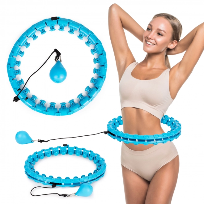 Hulahopring med massage til fitnessøvelser