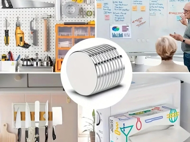 Kraftige neodymmagneter 10 stk